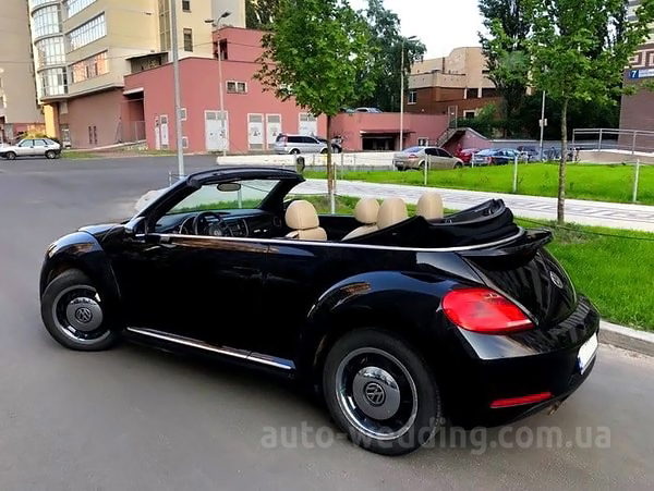 Аренда кабриолета на свадьбу Volkswagen Beetle black
