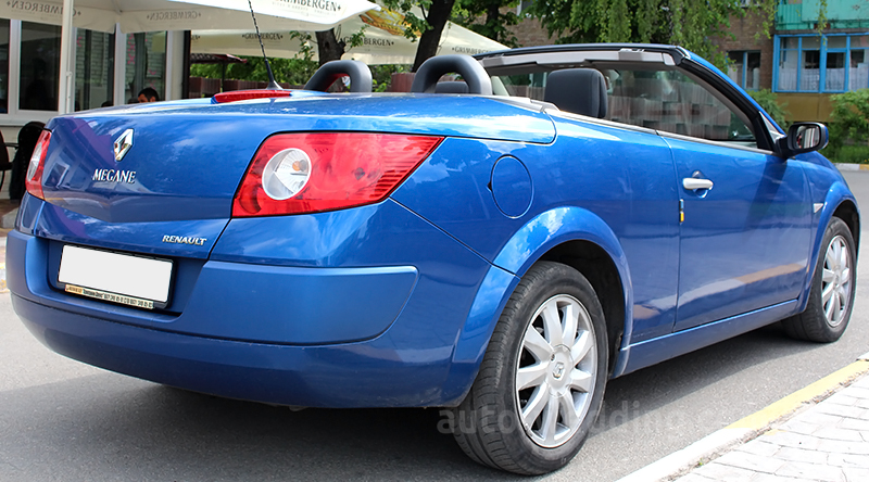 Авто на свадьбу Renault Megane кабриолет