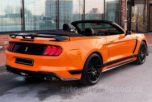 Кабриолет на свадьбу Ford Mustang GT оранжевый