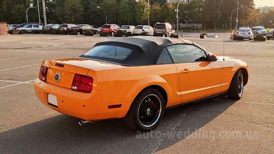 Кабриолет на свадьбу Ford Mustang GT orange
