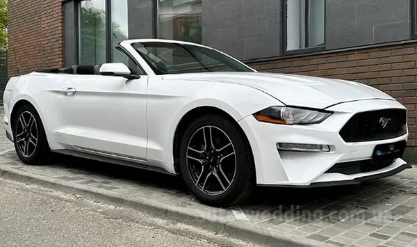 Кабриолет на свадьбу Ford Mustang GT 2.3  белый