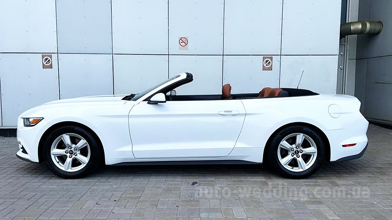 Кабриолет на свадьбу Ford Mustang GT белый