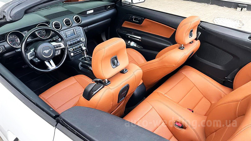 Кабриолет на свадьбу Ford Mustang GT белый
