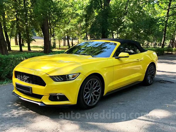 Кабриолет на свадьбу Ford Mustang GT