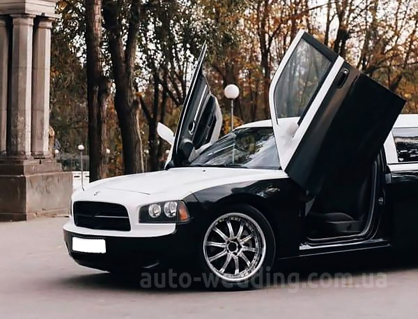 Прокат лимузина Dodge Charger на свадьбу в Киеве