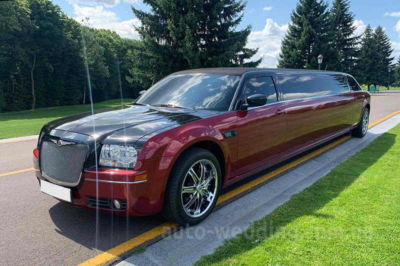 Лимузин на свадьбу Chrysler 300C BORDO
