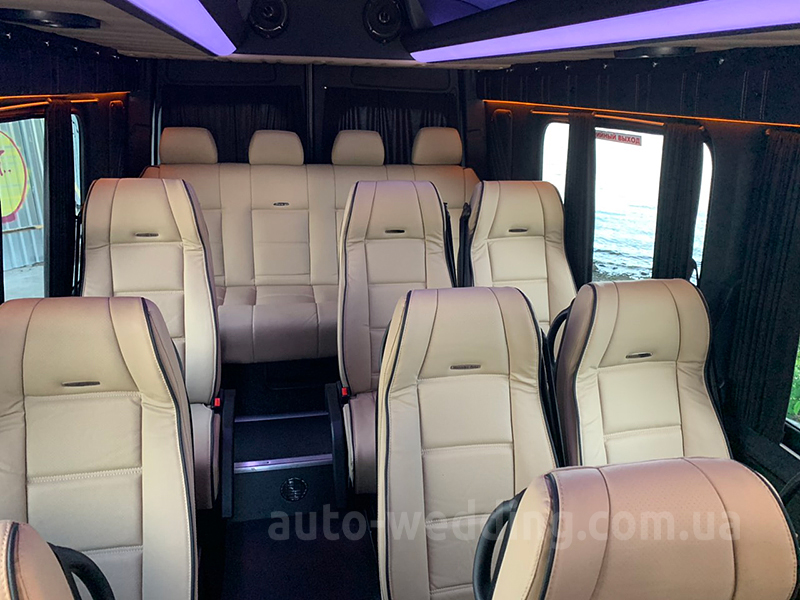 Аренда микроавтобуса Mercedes Sprinter 19 мест на свадьбу