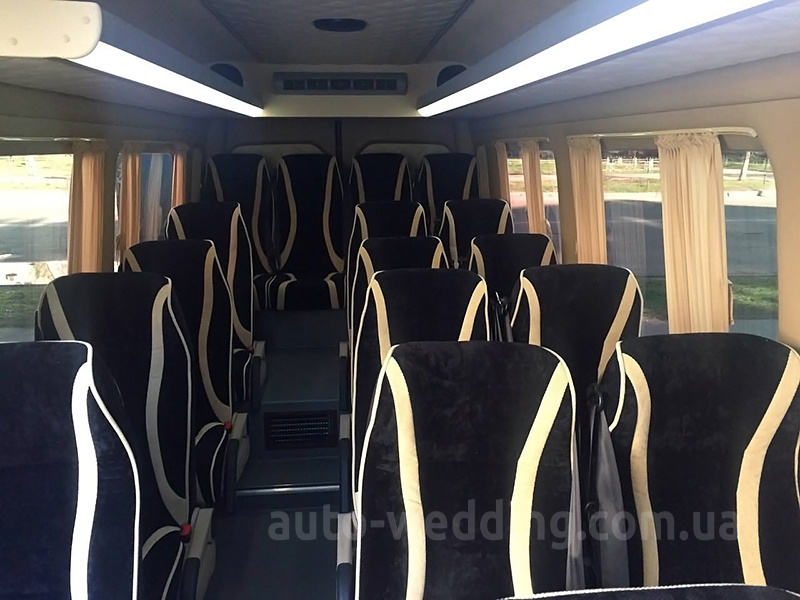 Аренда микроавтобуса Mercedes Sprinter 20 мест на свадьбу
