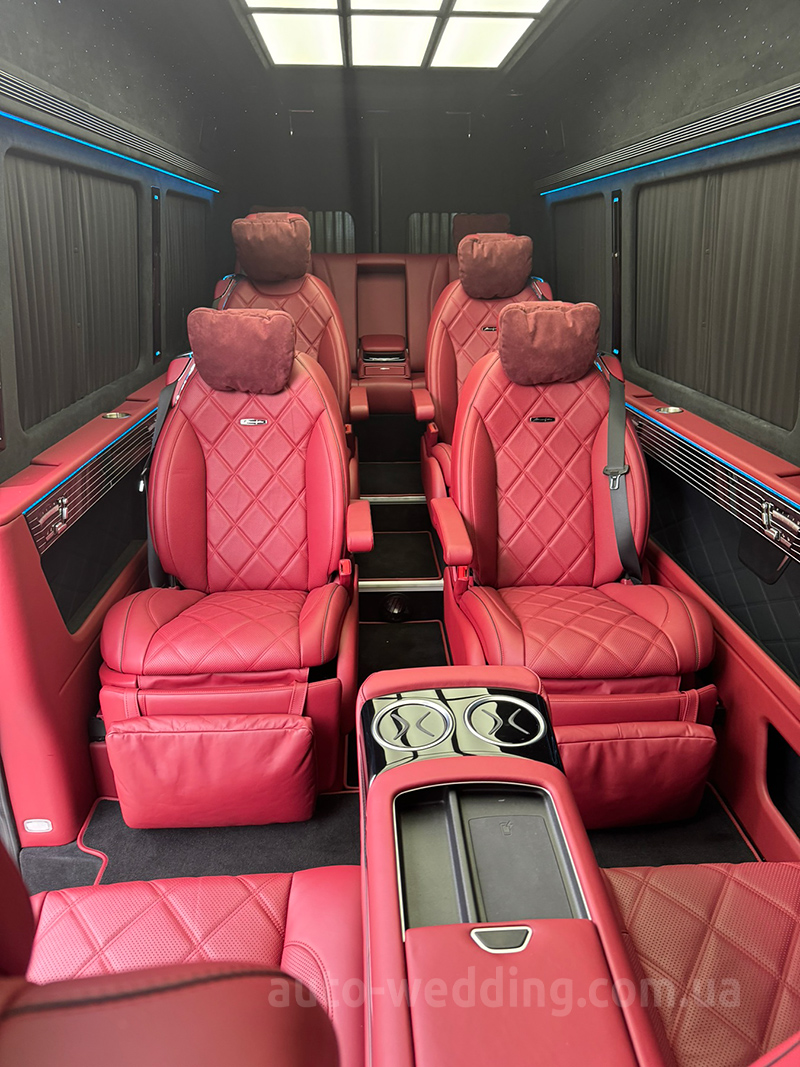 Аренда микроавтобуса Mercedes Sprinter VIP 2021 8 мест на свадьбу