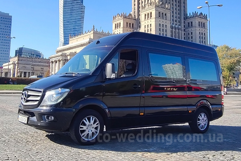 Аренда микроавтобуса Mercedes Sprinter VIP 8 мест на свадьбу