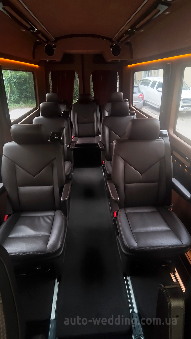 Аренда микроавтобуса Mercedes Sprinter VIP 8 мест на свадьбу
