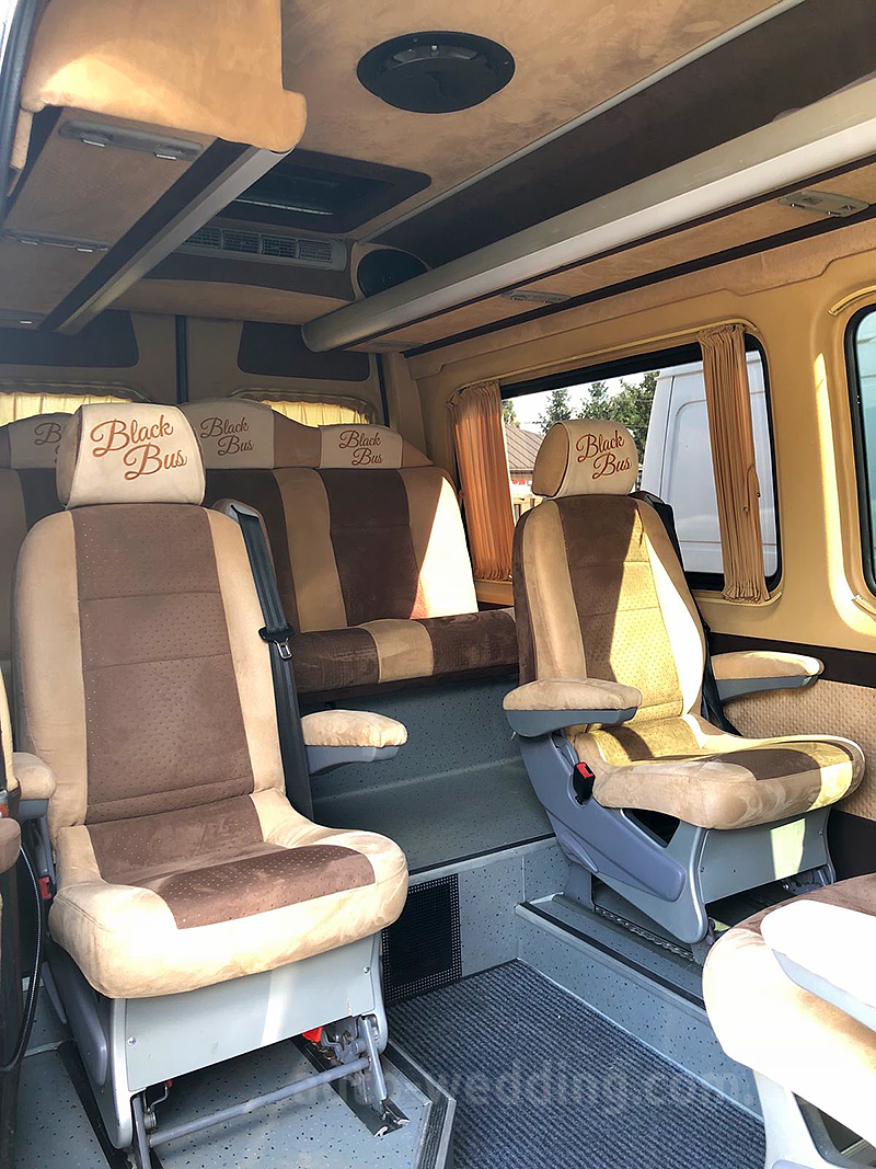 Аренда микроавтобуса Mercedes Sprinter 10 мест на свадьбу