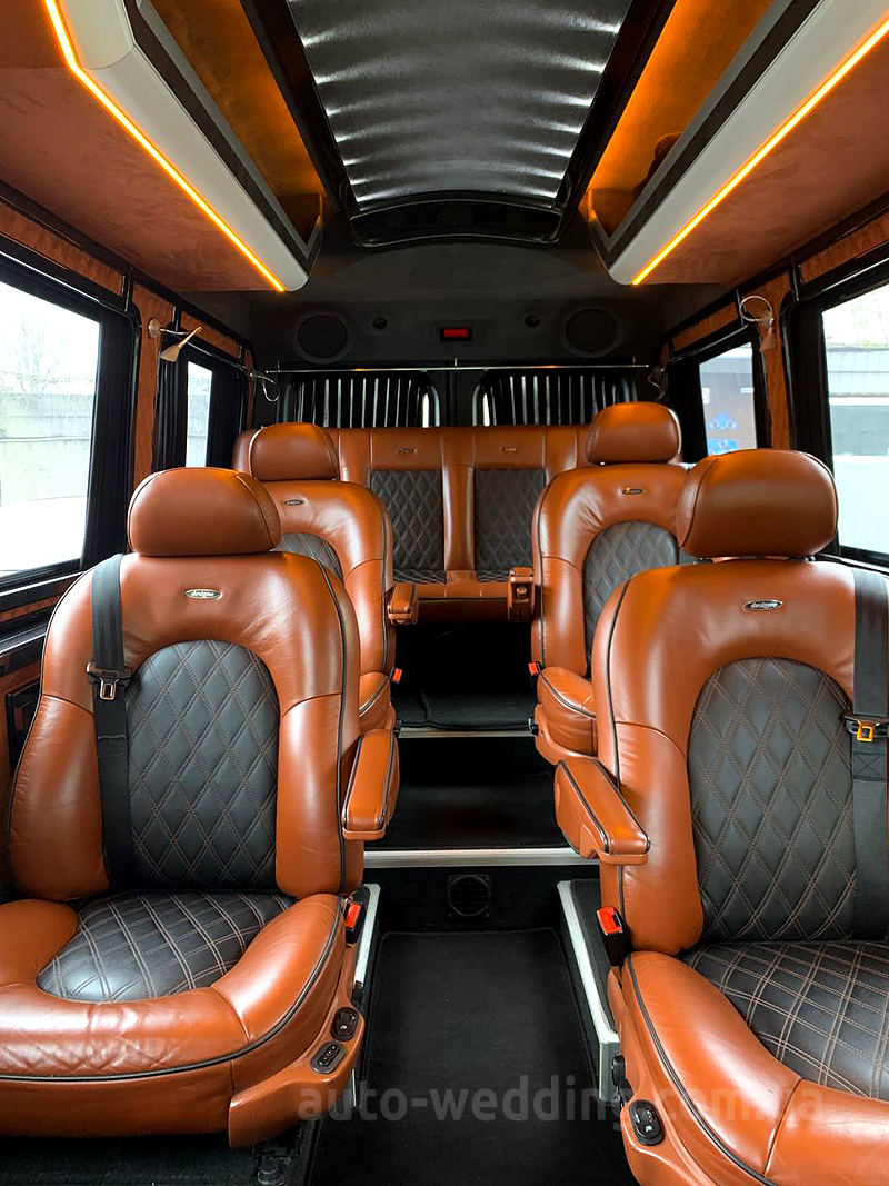Аренда микроавтобуса Mercedes Sprinter VIP 11 мест на свадьбу