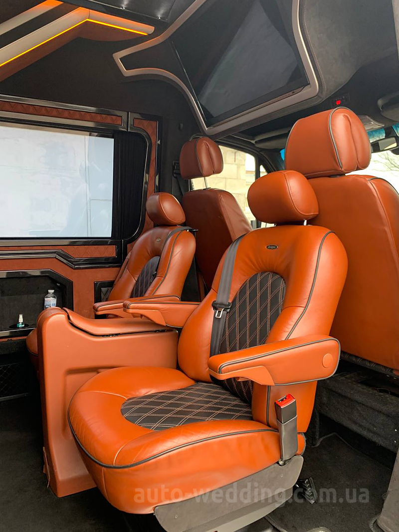 Аренда микроавтобуса Mercedes Sprinter VIP 11 мест на свадьбу