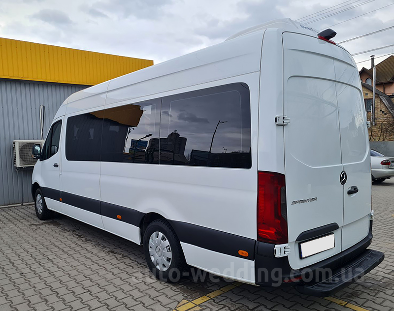Аренда микроавтобуса Mercedes Sprinter 12 мест на свадьбу в Киеве