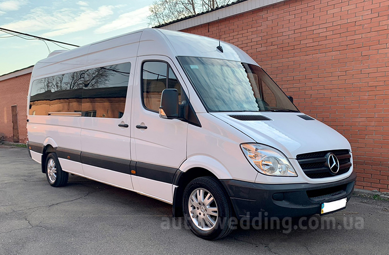 Аренда микроавтобуса Mercedes Sprinter 17 мест на свадьбу