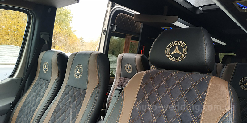 Аренда микроавтобуса Mercedes Sprinter 21 место на свадьбу