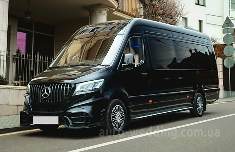 Аренда микроавтобуса Мерседес Спринтер VIP+ 8 мест 2025 на свадьбу в Киеве