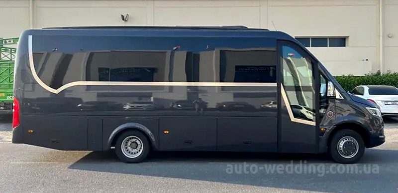 Аренда микроавтобуса Mercedes Sprinter HD 907 20 мест на свадьбу с водителем в Киеве
