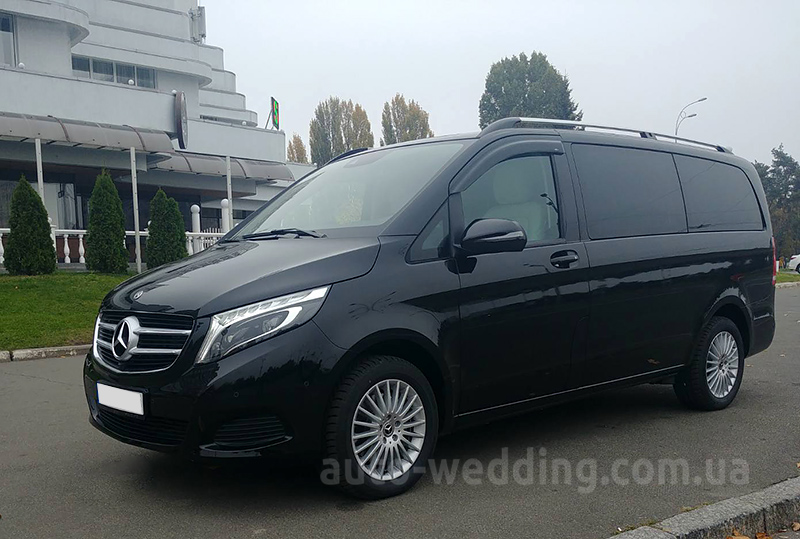 Аренда микроавтобуса Mercedes V-сlass на свадьбу
