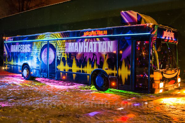Аренда Party Bus Dancebus Manhattan с водителем в Киеве