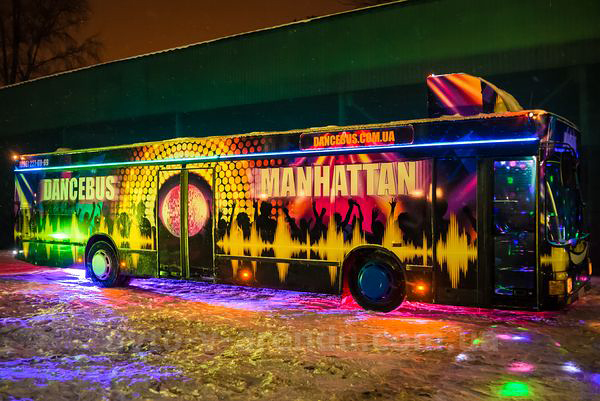 Аренда Party Bus Dancebus Manhattan с водителем в Киеве