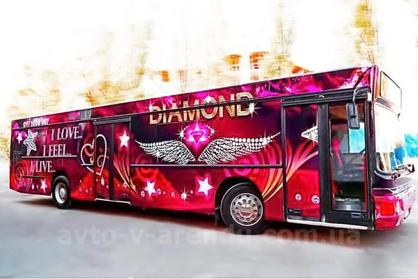 Аренда Party Bus Diamond с водителем в Киеве