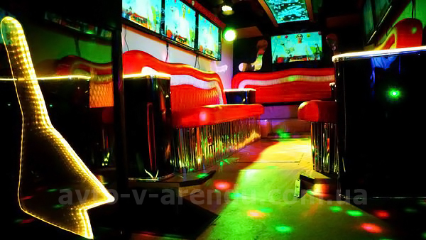 Аренда Party Bus Game Bus Infinity с водителем в Киеве