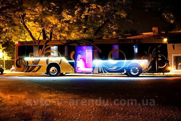 Аренда Party Bus Golden Prime с водителем в Киеве
