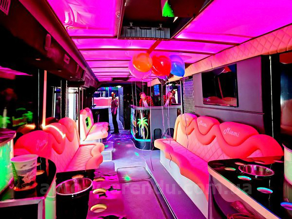 Аренда Party Bus Miami VIP с водителем в Киеве