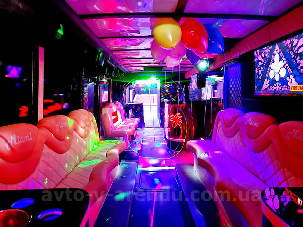 Аренда Party Bus Miami VIP с водителем в Киеве