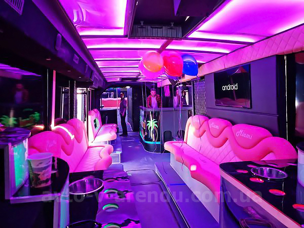 Аренда Party Bus Miami VIP с водителем в Киеве