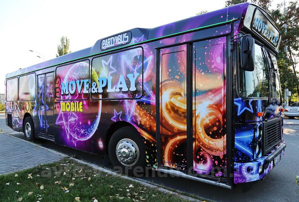 Аренда Party Bus Move & Play с водителем в Киеве