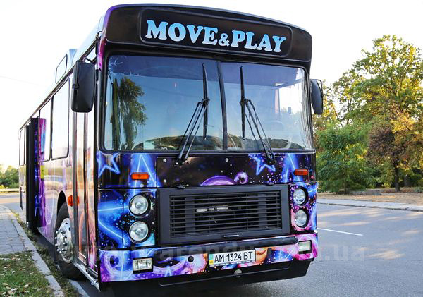 Аренда Party Bus Move & Play с водителем в Киеве