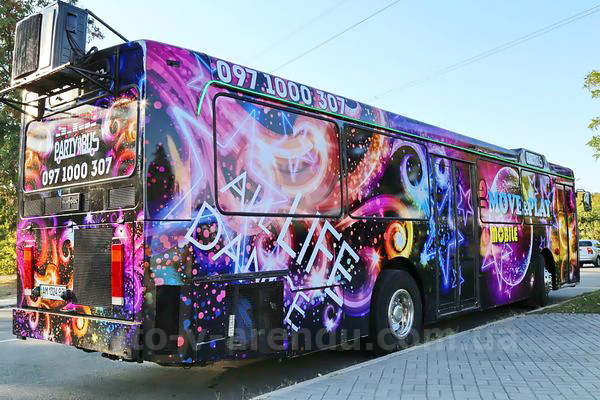 Аренда Party Bus Move & Play с водителем в Киеве
