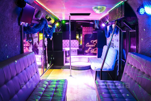 Аренда Party Bus Move & Play с водителем в Киеве