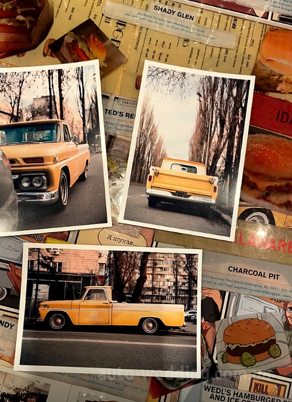 Ретро пикап GMC Food Truck аренда на съемки рекламы, видеоклипов, фотосессий и для фотозон в Киеве