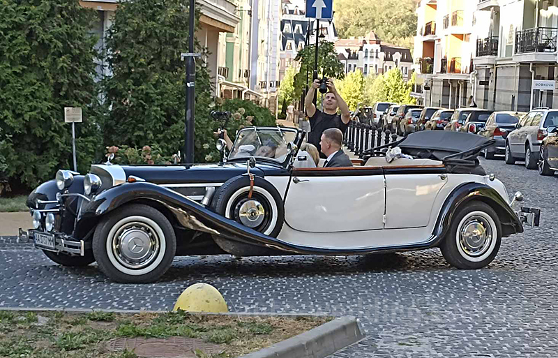 Ретро авто на свадьбу  Mercedes Borman 540K кабриолет