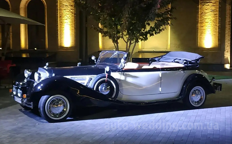 Ретро авто на свадьбу  Mercedes Borman 540K кабриолет