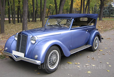 Ретро авто на свадьбу Opel Olimpia cabriolet
