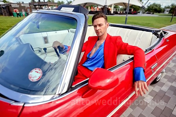 Ретро авто Chevrolet Impala cabrio на свадьбу в Киеве