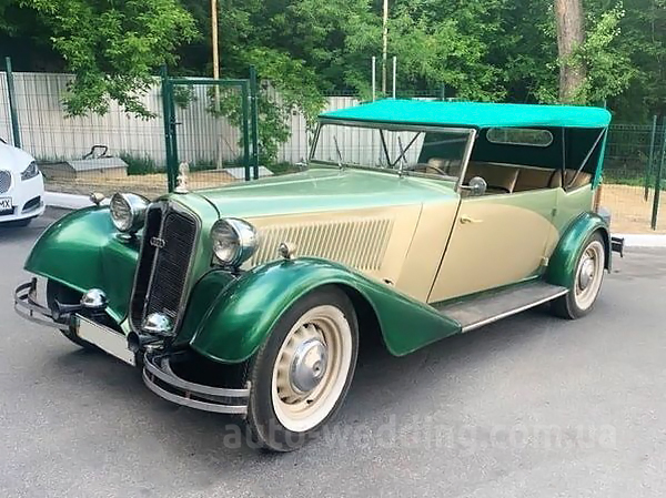 Ретро авто на свадьбу Dampf Kraft Wagen (DKW) cabriolet