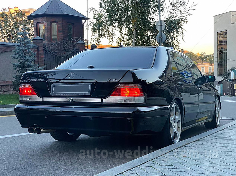 Ретро авто на свадьбу Мерседес W140 S600 S7.3 V12 Brabus