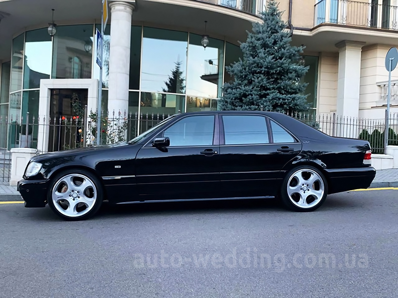 Ретро авто на свадьбу Мерседес W140 S600 S7.3 V12 Brabus