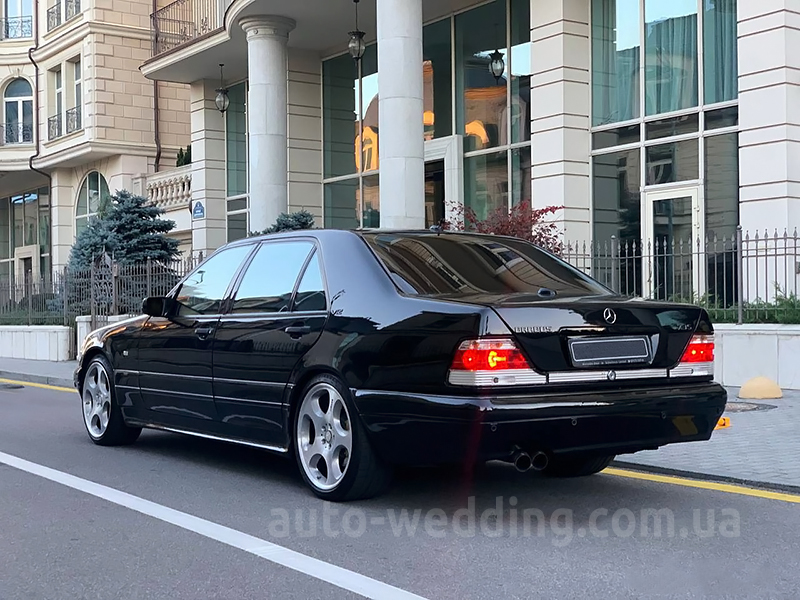 Ретро авто на свадьбу Мерседес W140 S600 S7.3 V12 Brabus