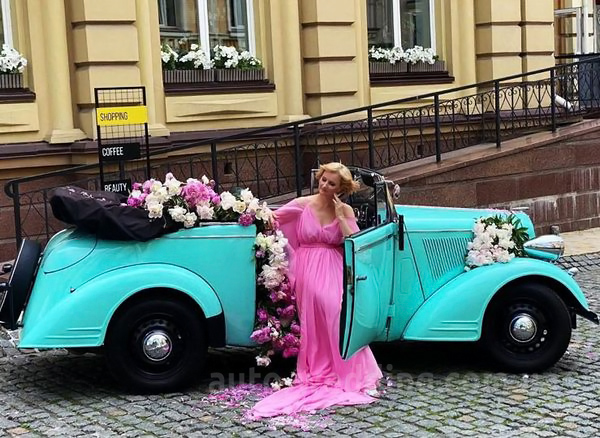 Ретро авто на свадьбу Opel Cabriolet