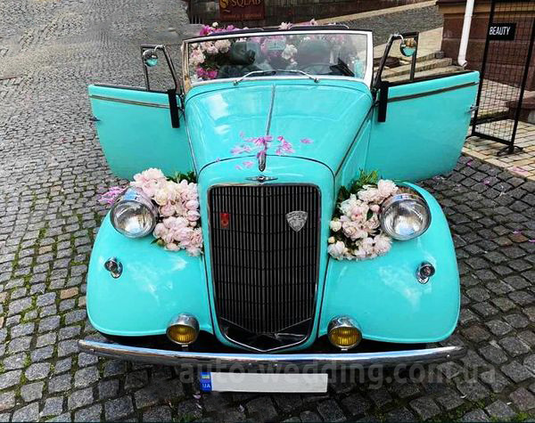 Ретро авто на свадьбу Opel Cabriolet