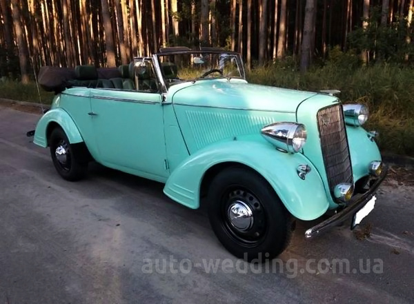 Ретро авто на свадьбу Opel Cabriolet