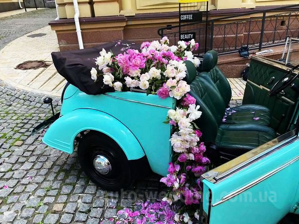 Ретро авто на свадьбу Opel Cabriolet