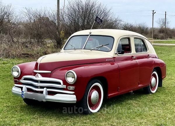 Ретро авто Pobeda GAZ M-20 на свадьбу в Киеве